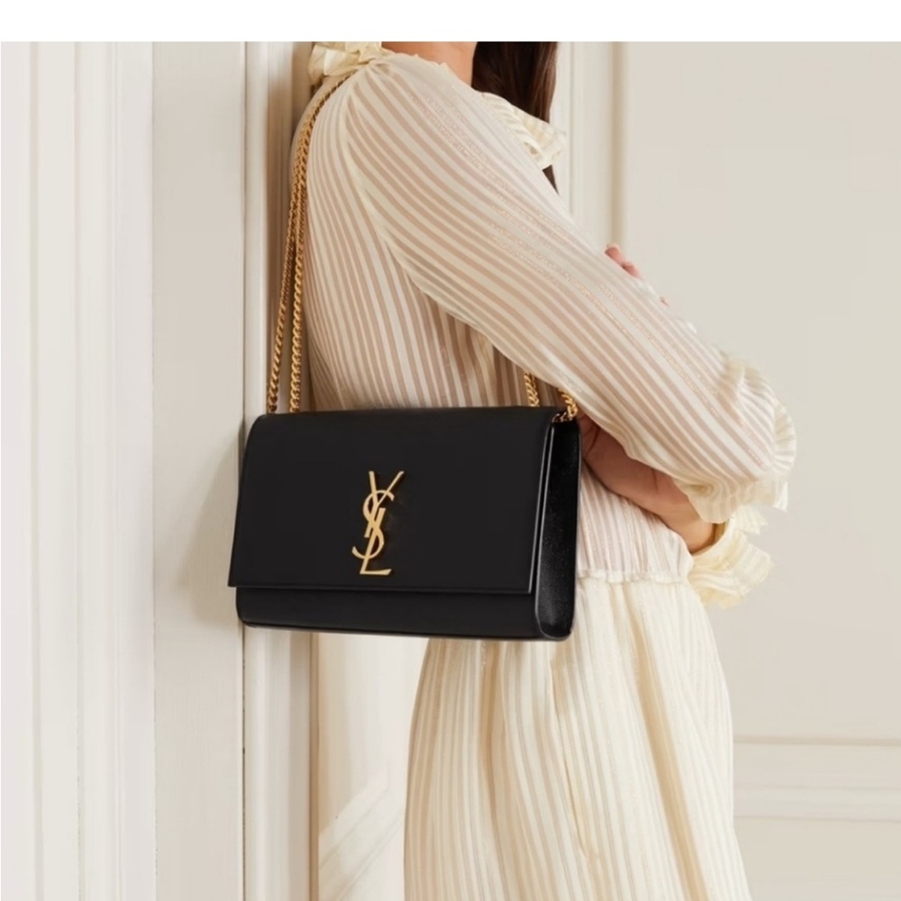 TRADED to a friend! YSL Kate Medium in Grained Leather